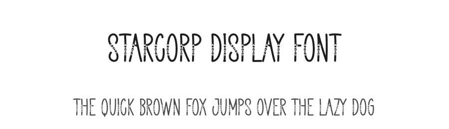 Starcorp Display Font by andikastudio — Display Font