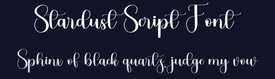 Stardust Script Font by freshtypeink — Script Handwritten Font — thumbnail 2