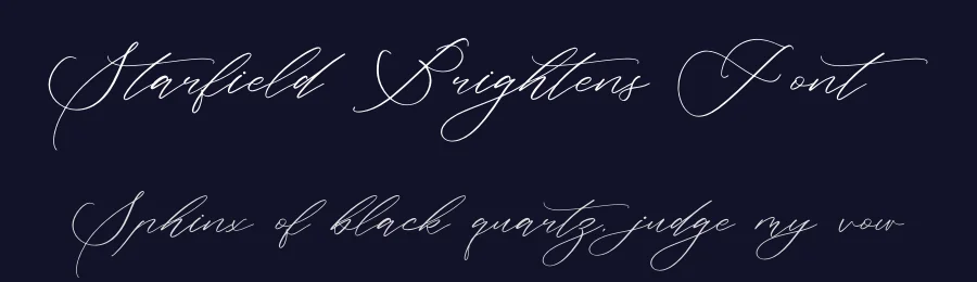 Starfield Brightens Font by Operatype.Co — Decorative Font — thumbnail 2