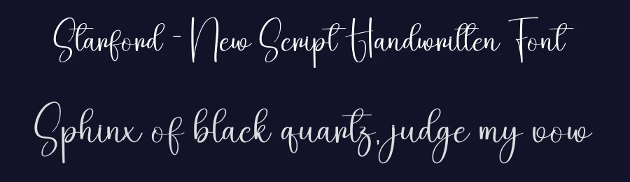 Starford – New Script Handwritten Font by creativeletter — Script Handwritten Font — thumbnail 2