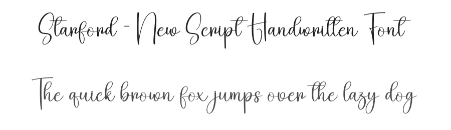Starford – New Script Handwritten Font by creativeletter — Script Handwritten Font