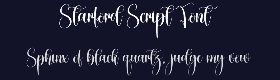 Starford Script Font by creativeletter — Script Handwritten Font — thumbnail 2