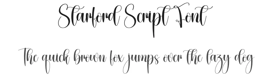Starford Script Font by creativeletter — Script Handwritten Font