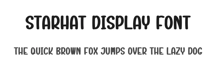 Starhat Display Font by creativeletter — Display Font