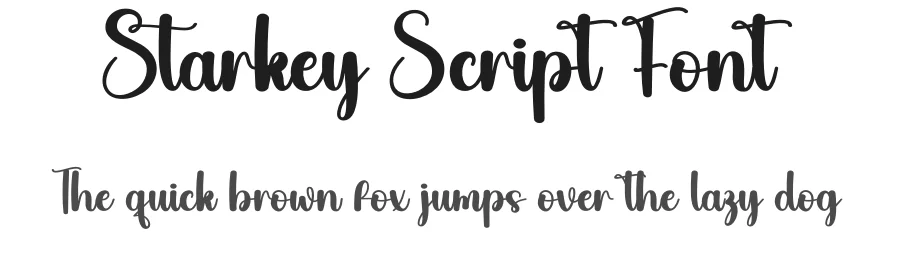 Starkey Script Font by andikastudio — Script Handwritten Font