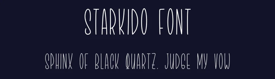 Starkido Font by Forberas Foundry — Display Font — thumbnail 2