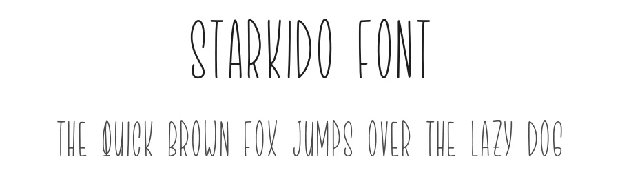 Starkido Font by Forberas Foundry — Display Font