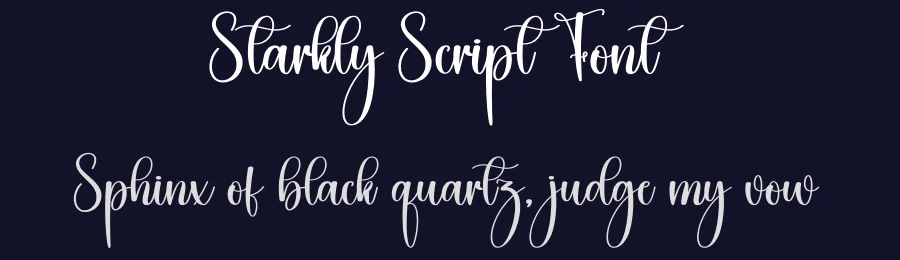Starkly Script Font by creativeletter — Script Handwritten Font — thumbnail 2