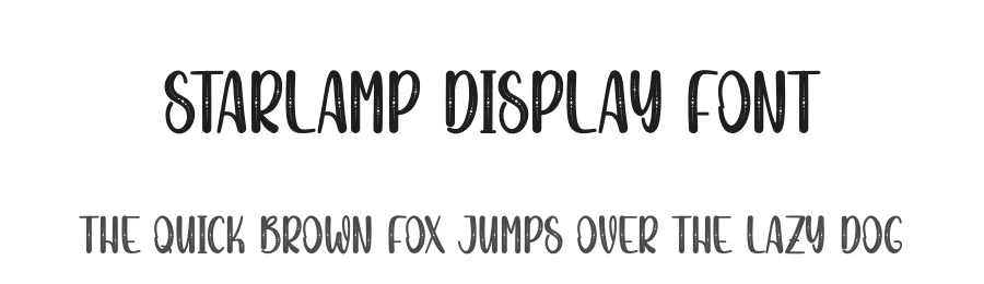 Starlamp Display Font by creativeletter — Display Font
