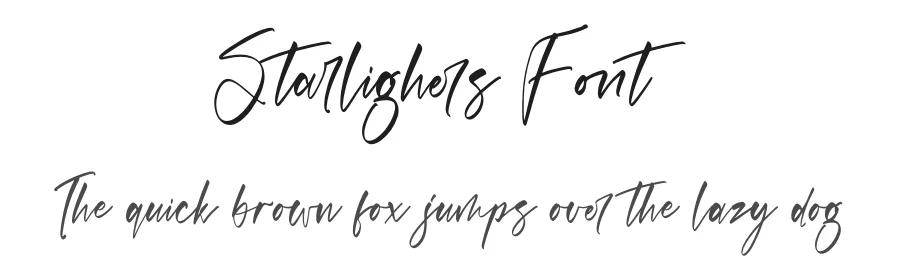 Starlighers Font by letterenastudios — Script Handwritten Font