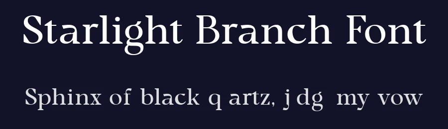 Starlight Branch Font by Ragamkata — Display Font — thumbnail 2