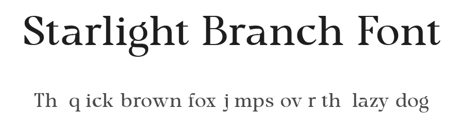 Starlight Branch Font by Ragamkata — Display Font