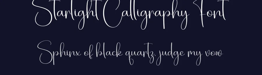 Starlight Calligraphy Font by creativeletter — Script Handwritten Font — thumbnail 2
