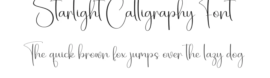 Starlight Calligraphy Font by creativeletter — Script Handwritten Font