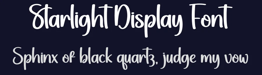 Starlight Display Font by andikastudio — Script Handwritten Font — thumbnail 2