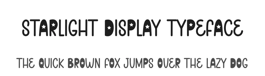 Starlight Display Typeface by andikastudio — Display Font
