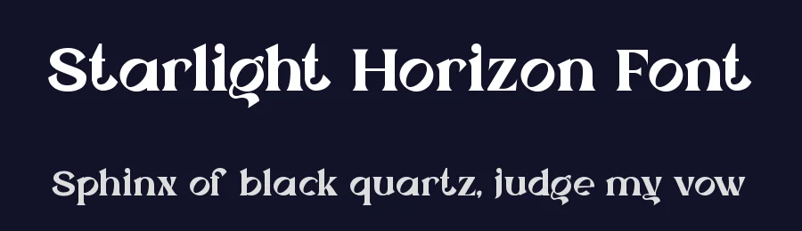 Starlight Horizon Font by Rismatype — Display Font — thumbnail 2