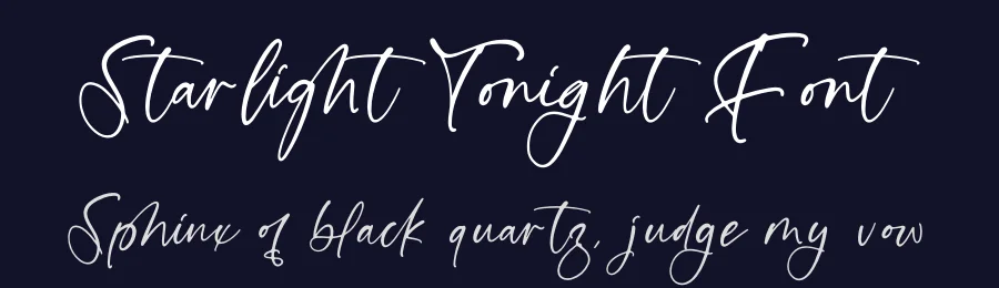 Starlight Tonight Font by stylishtype.co — Script Handwritten Font — thumbnail 2