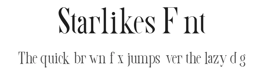 Starlikes Font by Say Studio — Display Font
