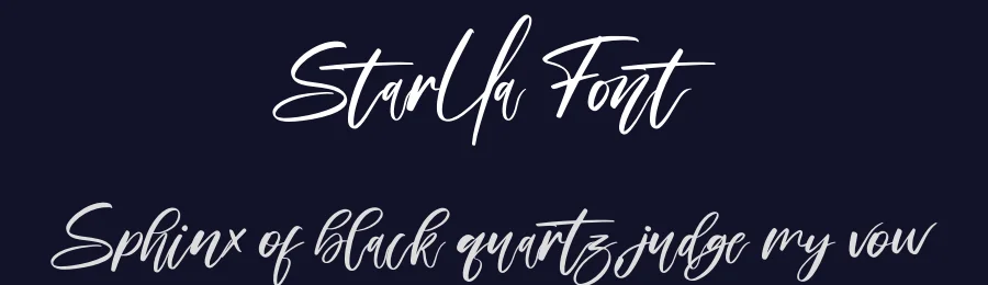 Starlla Font by perspectype — Script Handwritten Font — thumbnail 2