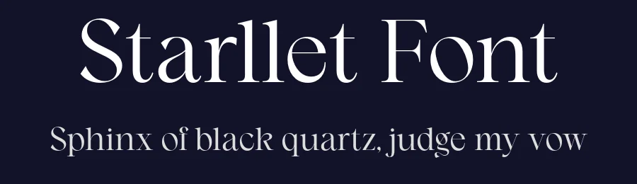 Starllet Font by Shakira Studio — Serif Font — thumbnail 2