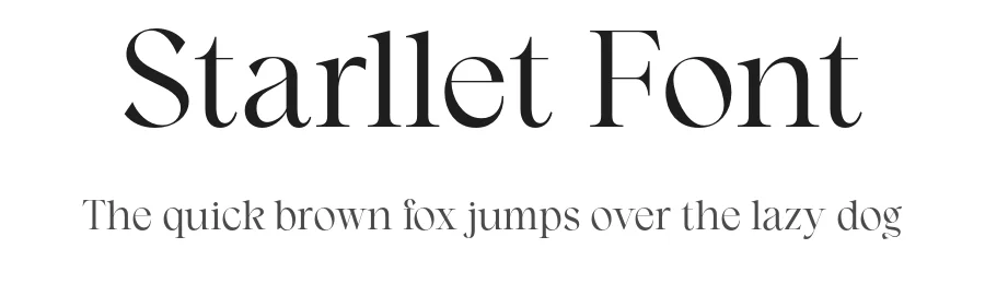 Starllet Font by Shakira Studio β Serif Font