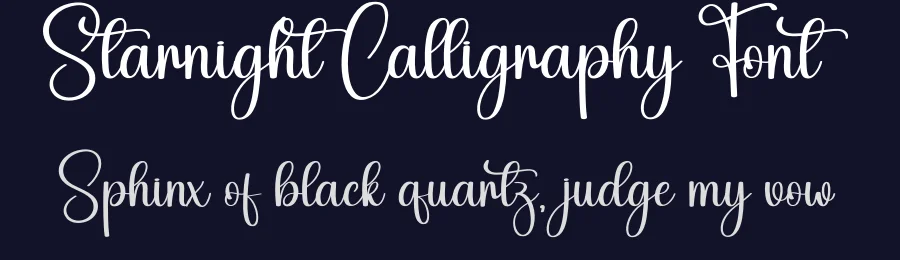 Starnight Calligraphy Font by creativeletter — Script Handwritten Font — thumbnail 2
