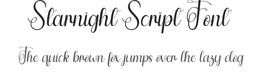 Starnight Script Font by andikastudio — Script Handwritten Font
