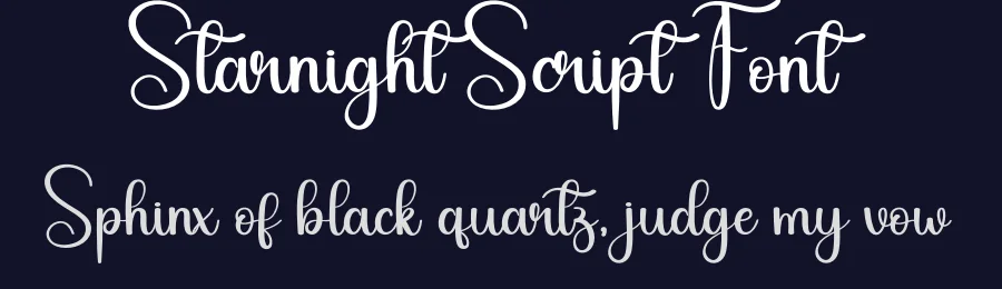Starnight Script Font by andikastudio — Script Handwritten Font — thumbnail 2