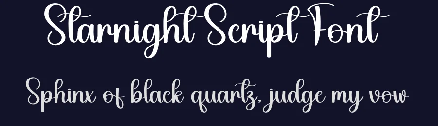 Starnight Script Font by andikastudio — Script Handwritten Font — thumbnail 2