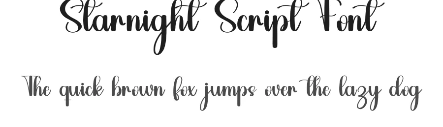 Starnight Script Font by inermediaSTUDIO — Script Handwritten Font