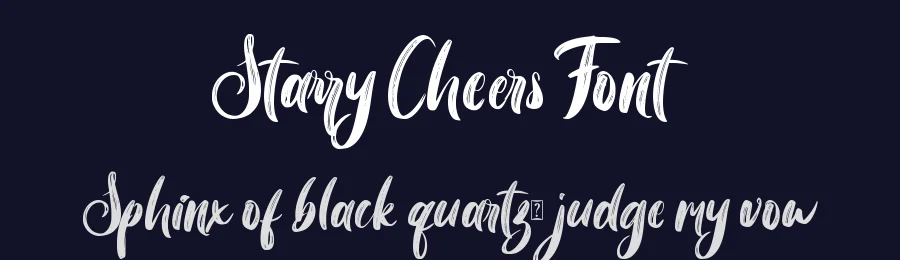 Starry Cheers Font by Nox Studio — Script Handwritten Font — thumbnail 2
