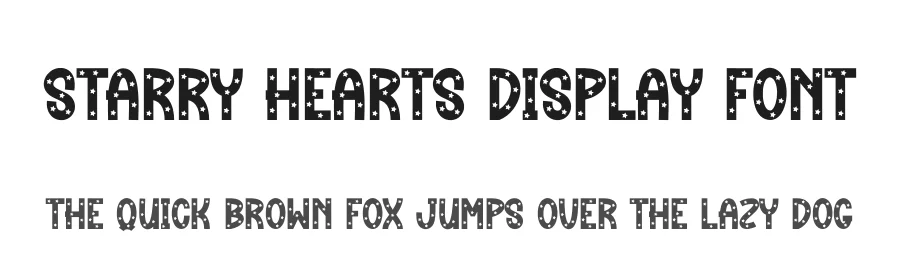 Starry Hearts Display Font by andikastudio — Display Font