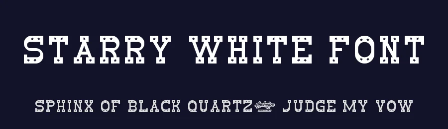 Starry White Font by noahtype — Decorative Font — thumbnail 2
