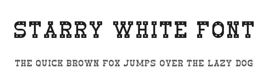 Starry White Font by noahtype — Decorative Font