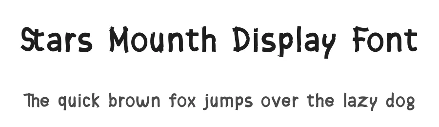 Stars Mounth Display Font by Koplexsstudio — Display Font