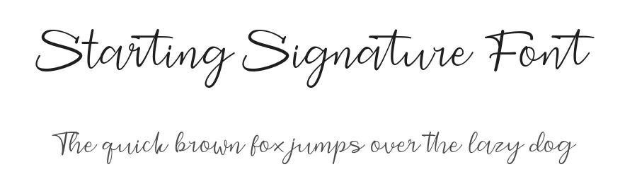 Starting Signature Font by studioaktype — Script Handwritten Font