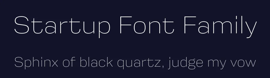 Startup Font Family by Serebryakov — Sans Serif Font — thumbnail 2