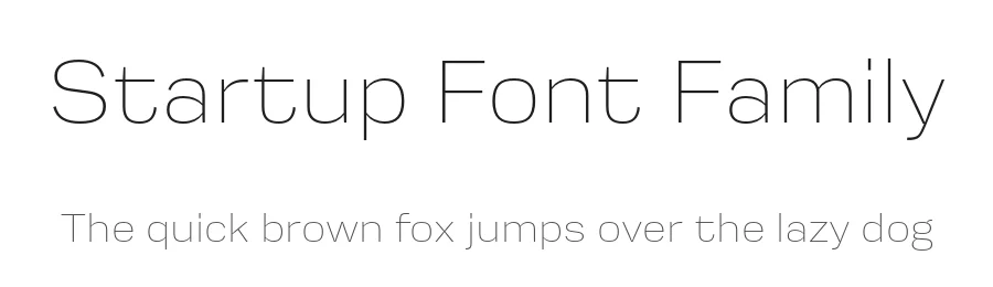 Startup Font Family by Serebryakov — Sans Serif Font