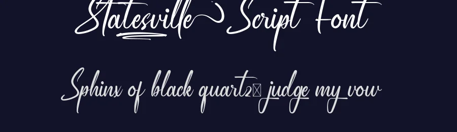 Statesville Script Font by noahtype — Script Handwritten Font — thumbnail 2