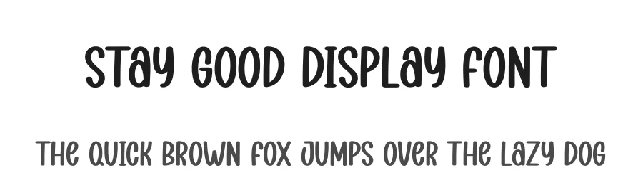 Stay Good Display Font by creativeletter — Display Font