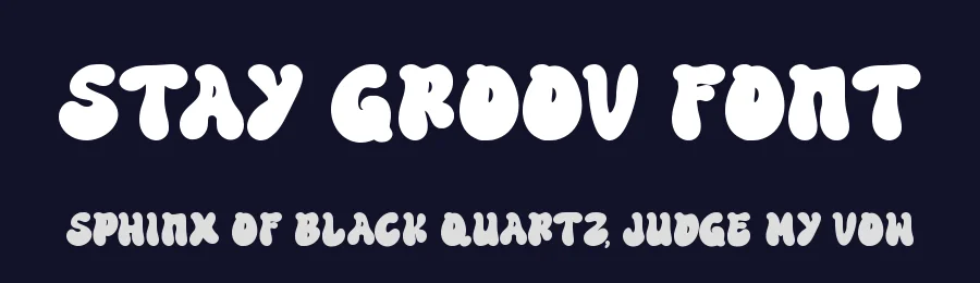 Stay Groov Font by qwrtype — Decorative Font — thumbnail 2