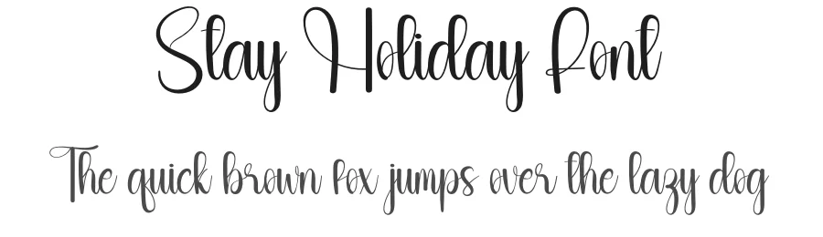 Stay Holiday Font by andikastudio — Script Handwritten Font
