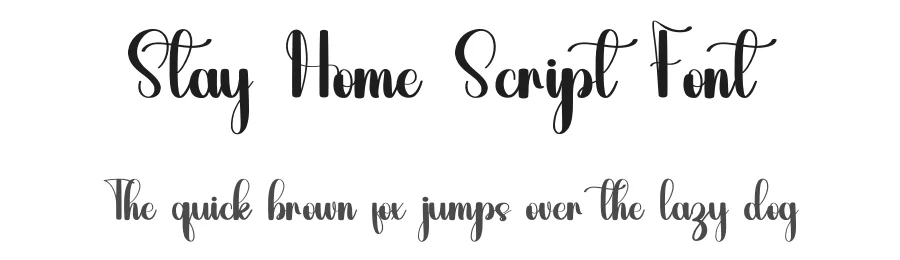 Stay Home Script Font by inermediaSTUDIO — Script Handwritten Font