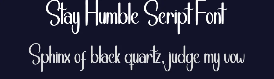 Stay Humble Script Font by creativeletter — Script Handwritten Font — thumbnail 2