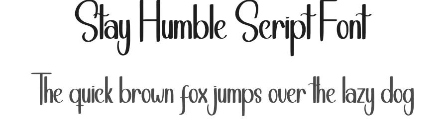 Stay Humble Script Font by creativeletter — Script Handwritten Font