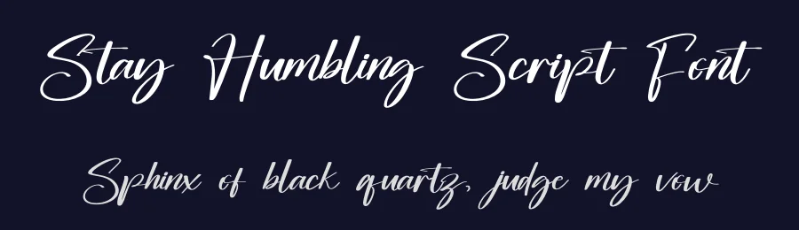 Stay Humbling Script Font by inermediaSTUDIO — Script Handwritten Font — thumbnail 2