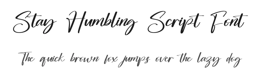 Stay Humbling Script Font by inermediaSTUDIO — Script Handwritten Font