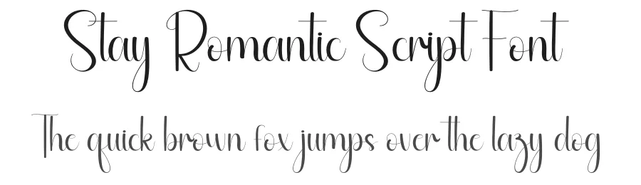 Stay Romantic Script Font by andikastudio — Script Handwritten Font
