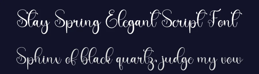 Stay Spring Elegant Script Font by freshtypeink — Script Handwritten Font — thumbnail 2